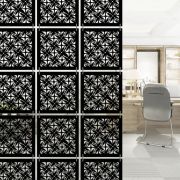 Olive Tree Room Partitions Black 6003