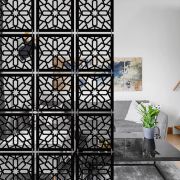 Olive Tree Room Partitions Black 6010