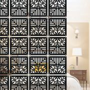 Olive Tree Room Partitions Black 6021