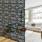 Olive Tree Room Partitions Black 6021