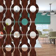 Olive Tree Room Partitions Walnut 7008