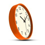 Analog Decorative Latest Wall Clock Tic-Toc Movement Classic (Orange)