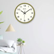 Wall Clock Analog Decorative Wall Clock Tic-Toc Movement Classic Clock (Green)