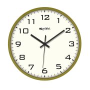 Wall Clock Analog Decorative Wall Clock Tic-Toc Movement Classic Clock (Green)