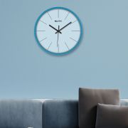 Wall Clock Analog Decorative Latest Wall Clock Tic-Toc Movement Classic Clock (Blue)