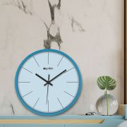 Wall Clock Analog Decorative Latest Wall Clock Tic-Toc Movement Classic Clock (Blue)