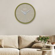 Analog Decorative Wall Clock Tic-Toc Movement Classic Clock (Green)