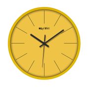 Wall Clock 12 Inch Analog Decorative Latest Wall Clock Tic-Toc Movement Classic (Yellow)