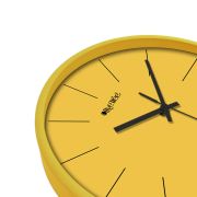 Wall Clock 12 Inch Analog Decorative Latest Wall Clock Tic-Toc Movement Classic (Yellow)