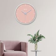 Wall Clock Analog Decorative Latest Wall Clock Tic-Toc Movement Classic Clock (White)