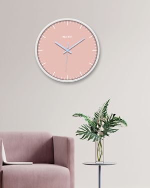 Wall Clock Analog Decorative Latest Wall Clock Tic-Toc Movement Classic Clock (White)