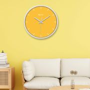 Wall Clock 12 Inch Analog Decorative Latest Wall Clock Tic-Toc Movement Classic Clock (White)