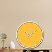 Wall Clock 12 Inch Analog Decorative Latest Wall Clock Tic-Toc Movement Classic Clock (White)