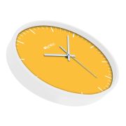 Wall Clock 12 Inch Analog Decorative Latest Wall Clock Tic-Toc Movement Classic Clock (White)