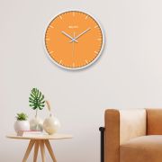 Olive TreeWall Clock 12 Inch Analog Decorative Latest Wall Clock Tic-Toc Movement Classic Clock Battery Operated Round Easy to Read for Room (White)