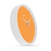 Olive TreeWall Clock 12 Inch Analog Decorative Latest Wall Clock Tic-Toc Movement Classic Clock Battery Operated Round Easy to Read for Room (White)