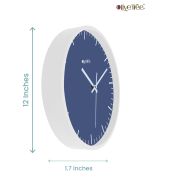 Wall Clock Analog Decorative Latest Wall Clock Tic-Toc Movement Classic Clock (White)