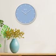 Wall Clock 12 Inch Analog Decorative Latest Wall Clock Tic-Toc Movement Classic Clock (White)