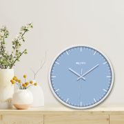 Wall Clock 12 Inch Analog Decorative Latest Wall Clock Tic-Toc Movement Classic Clock (White)