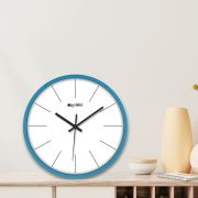 Wall Clock Analog Decorative Latest Wall Clock Tic-Toc Movement Classic (Blue)