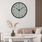 Wall Clock Analog Decorative Latest Wall Clock Tic-Toc Movement Classic (Black)