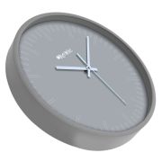 Wall Clock 12 Inch Analog Decorative Latest Wall Clock Tic-Toc Movement Classic Clock (Grey)