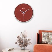 Wall Clock 12 Inch Analog Decorative Latest Wall Clock Tic-Toc Movement Classic Clock (White)