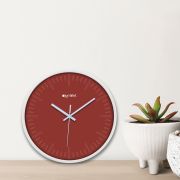 Wall Clock 12 Inch Analog Decorative Latest Wall Clock Tic-Toc Movement Classic Clock (White)