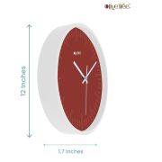 Wall Clock 12 Inch Analog Decorative Latest Wall Clock Tic-Toc Movement Classic Clock (White)