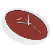 Wall Clock 12 Inch Analog Decorative Latest Wall Clock Tic-Toc Movement Classic Clock (White)