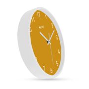 Olive TreeWall Clock 12 Inch Analog Decorative Latest Wall Clock Tic-Toc Movement Classic Clock Battery Operated Round Easy to Read for Room (White)