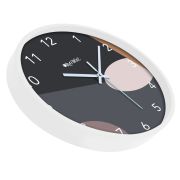 Wall Clock 12 Inch Analog Decorative Latest Wall Clock Tic-Toc Movement Classic Clock (White)