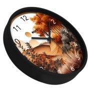 Wall Clock 12 Inch Analog Decorative Latest Wall Clock Tic-Toc Movement Classic (Black)