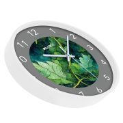 Wall Clock 12 Inch Analog Decorative Latest Wall Clock Tic-Toc Movement Classic Clock (White)