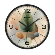 Wall Clock 12 Inch Analog Decorative Latest Wall Clock Tic-Toc Movement Classic (Black)