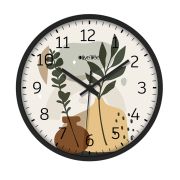 Wall Clock 12 Inch Analog Decorative Latest Wall Clock Tic-Toc Movement Classic (Black)