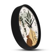 Wall Clock 12 Inch Analog Decorative Latest Wall Clock Tic-Toc Movement Classic (Black)