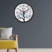 Wall Clock 12 Inch Analog Decorative Latest Wall Clock Tic-Toc Movement Classic Clock (Black)