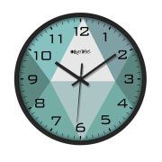 Wall Clock 12 Inch Analog Decorative Latest Wall Clock Tic-Toc Movement (Black)