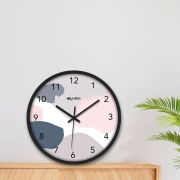 Wall Clock 12 Inch Analog Decorative Latest Wall Clock Tic-Toc Movement Classic Clock (Black)