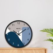 Wall Clock 12 Inch Analog Decorative Latest Wall Clock Tic-Toc Movement Classic Clock (Black)