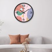 Wall Clock 12 Inch Analog Decorative Latest Wall Clock Tic-Toc Movement Classic (Black)