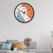 Wall Clock 12 Inch Analog Decorative Latest Wall Clock Tic-Toc Movement Classic (Black)