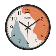 Wall Clock 12 Inch Analog Decorative Latest Wall Clock Tic-Toc Movement Classic (Black)