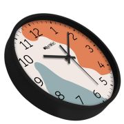 Wall Clock 12 Inch Analog Decorative Latest Wall Clock Tic-Toc Movement Classic (Black)