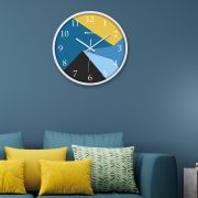 Wall Clock 12 Inch Analog Decorative Latest Wall Clock Tic-Toc Movement Classic (White)