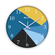 Wall Clock 12 Inch Analog Decorative Latest Wall Clock Tic-Toc Movement Classic (White)