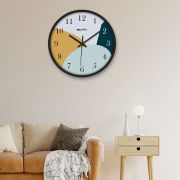 Wall Clock 12 Inch Analog Decorative Latest Wall Clock Tic-Toc Movement Classic (Black)