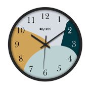 Wall Clock 12 Inch Analog Decorative Latest Wall Clock Tic-Toc Movement Classic (Black)