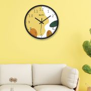 Wall Clock 12 Inch Analog Decorative Latest Wall Clock Tic-Toc Movement Classic (Black)